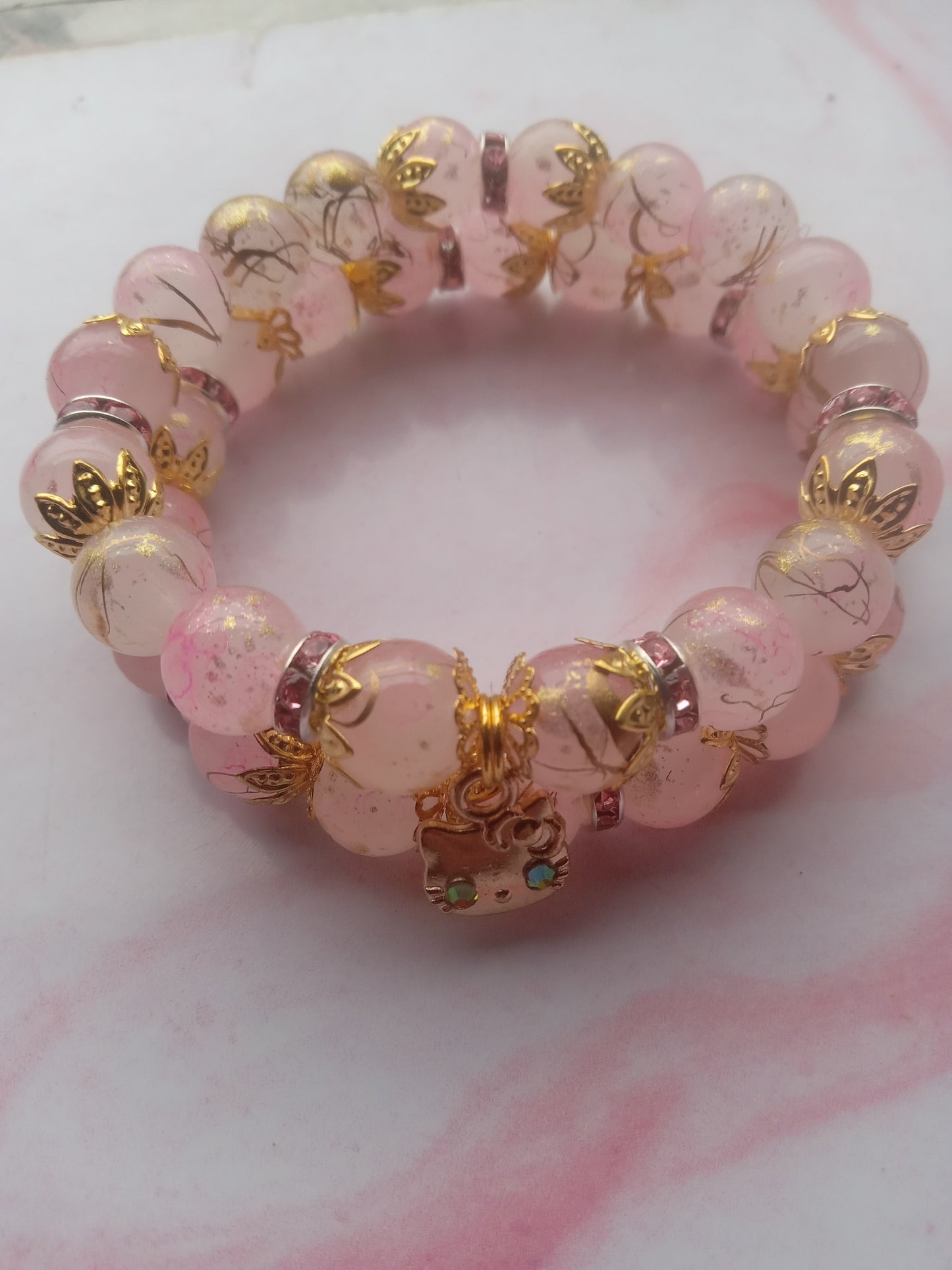 Hello Kitty Charm Bracelet Stack