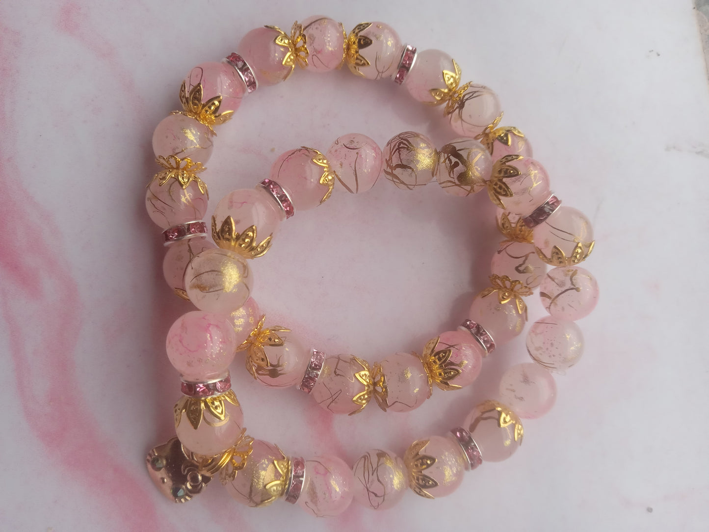 Hello Kitty Charm Bracelet Stack
