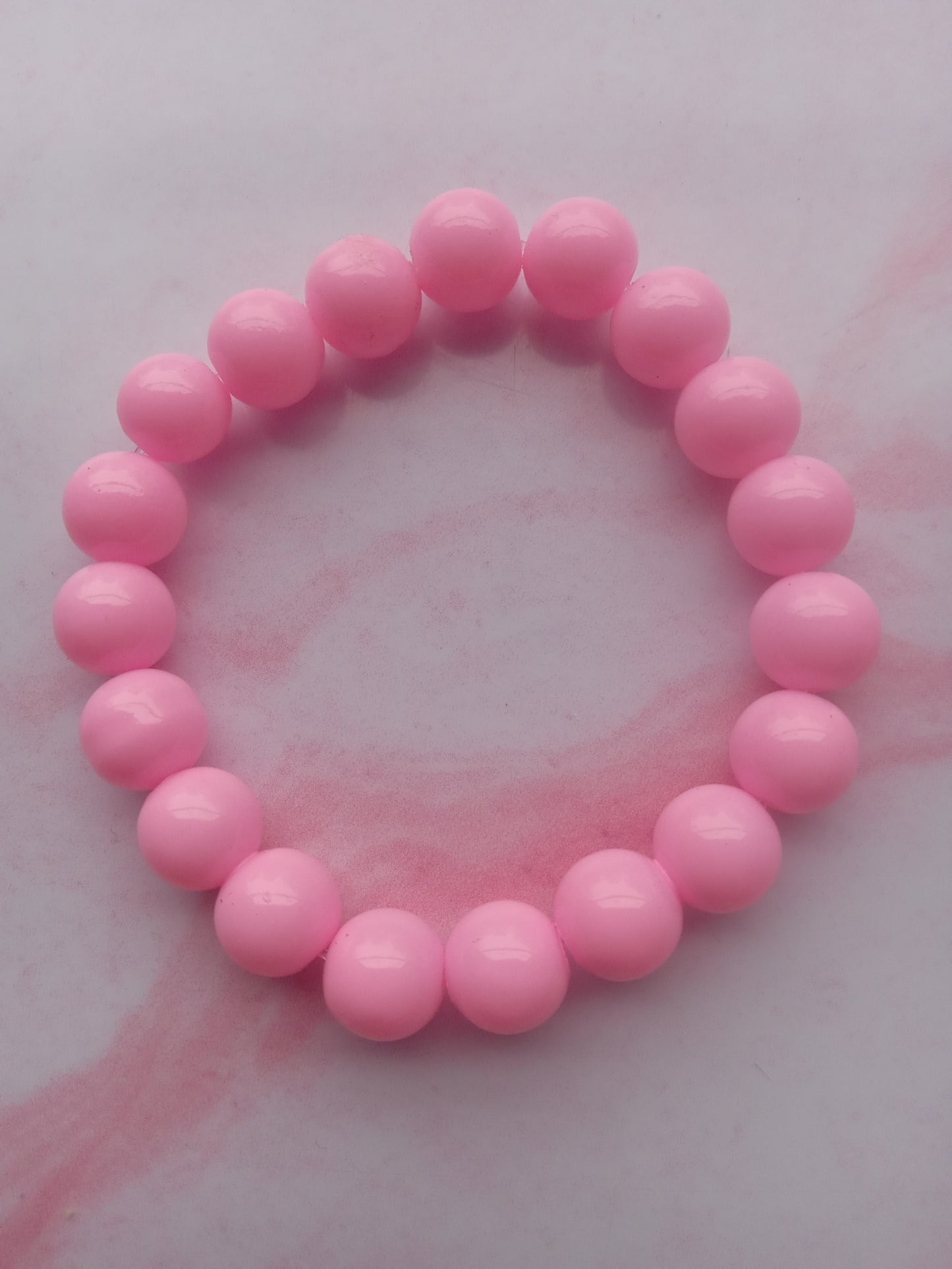 Pink Lolipop Beaded Bracelet