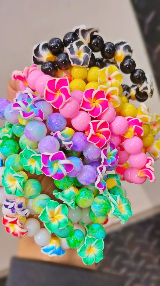Flower Bomb Beaded Bracelet