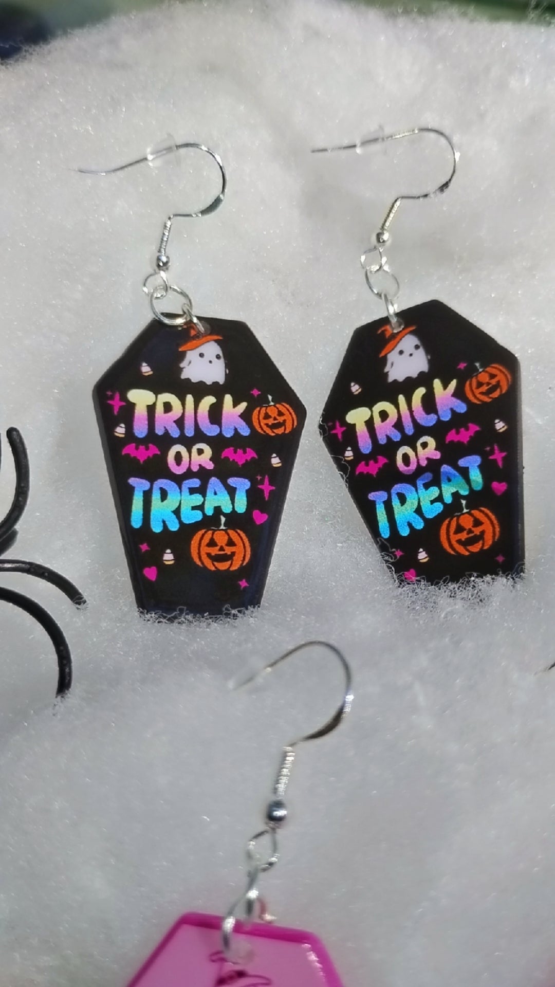 Trick Or Treat Halloween Ear Rings