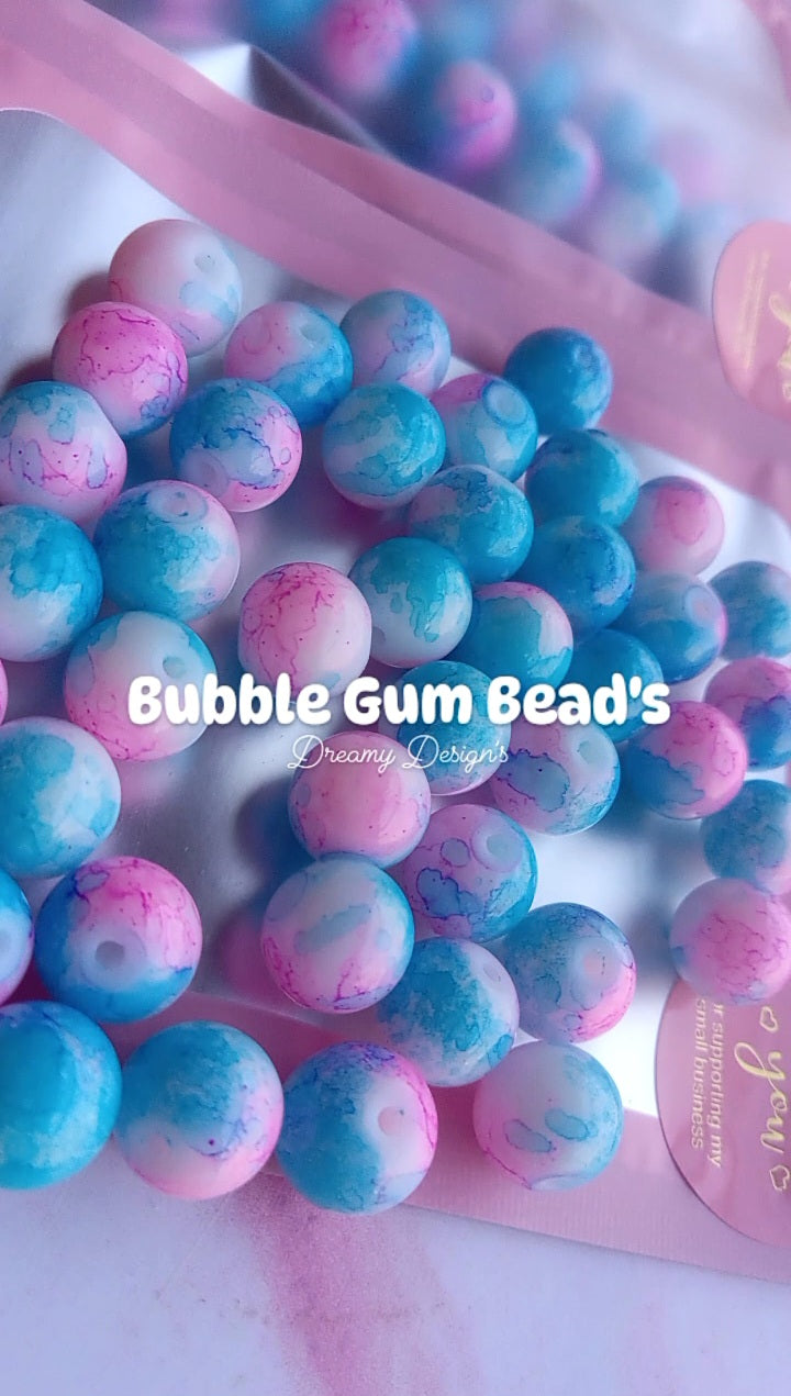 Bubble Gum Bead Bag