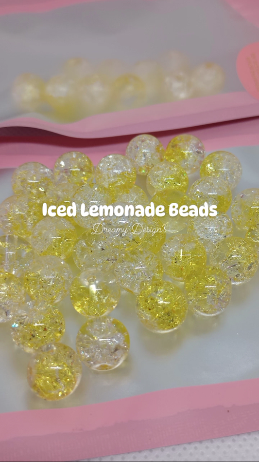 Iced Lemonade Bead Bag