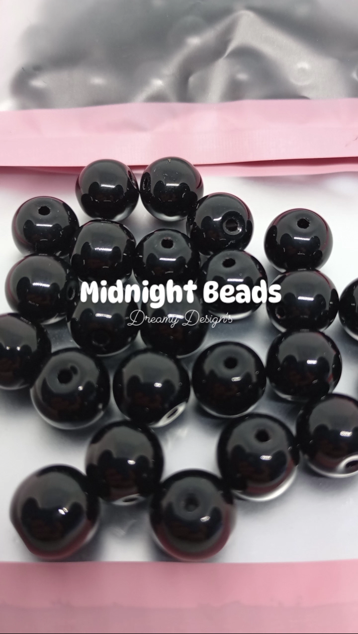 Midnight Bead Bag