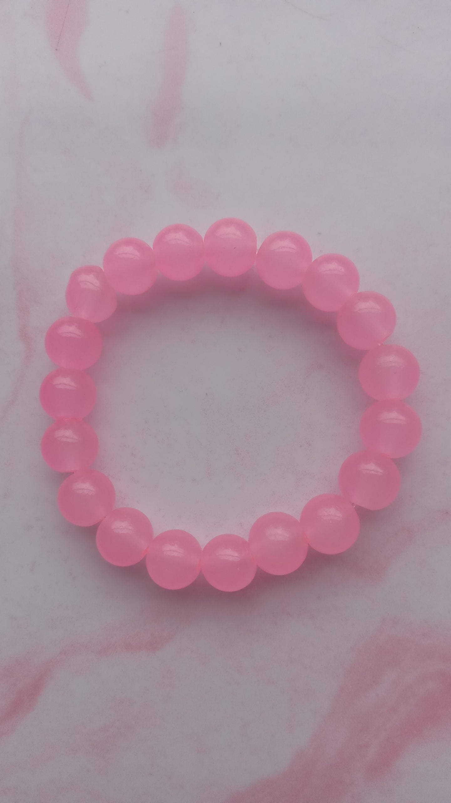 Strawberry Fruit Punch Beaded Bracelet