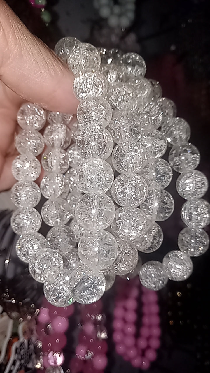Crystal Ice Beaded Bracelet