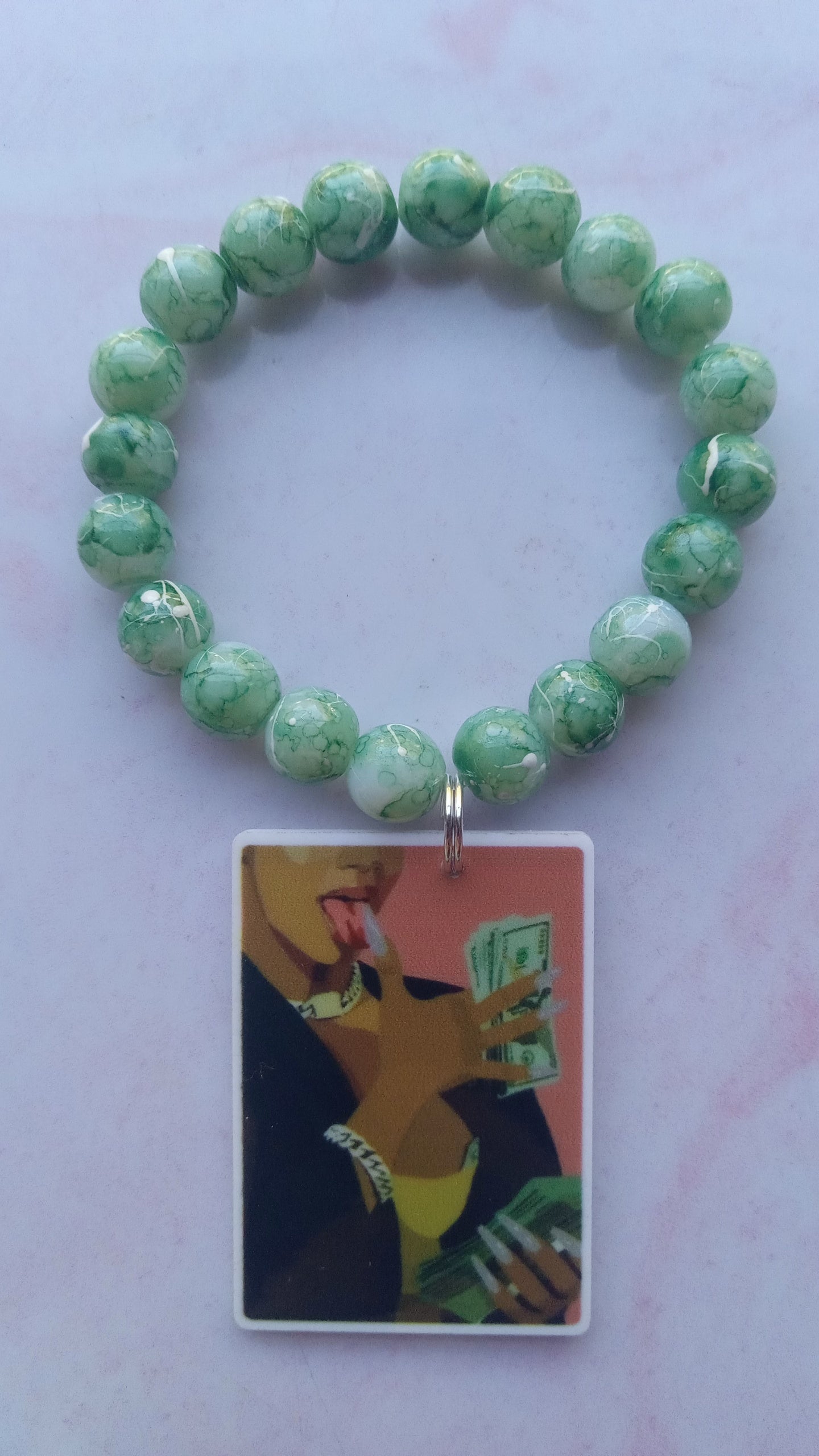Money Counting Charm Bracelet