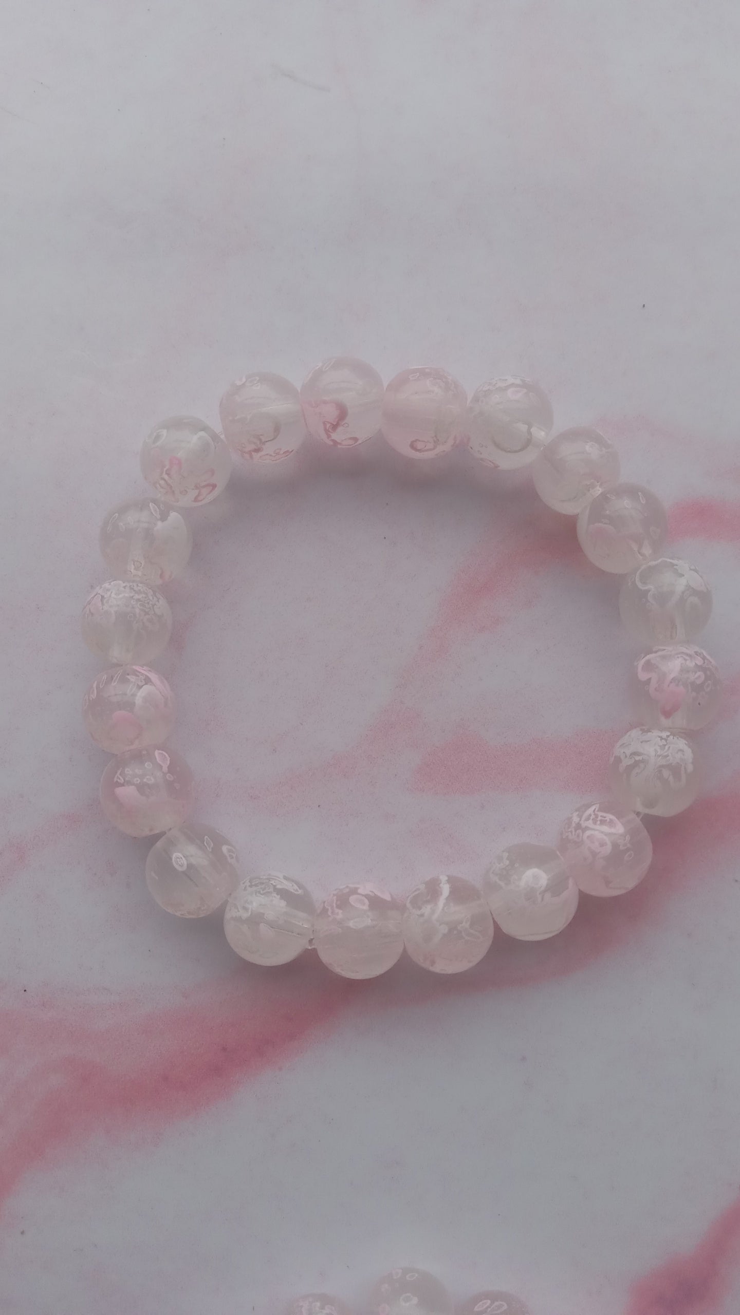 Pink-A-Lious Beaded Bracelet