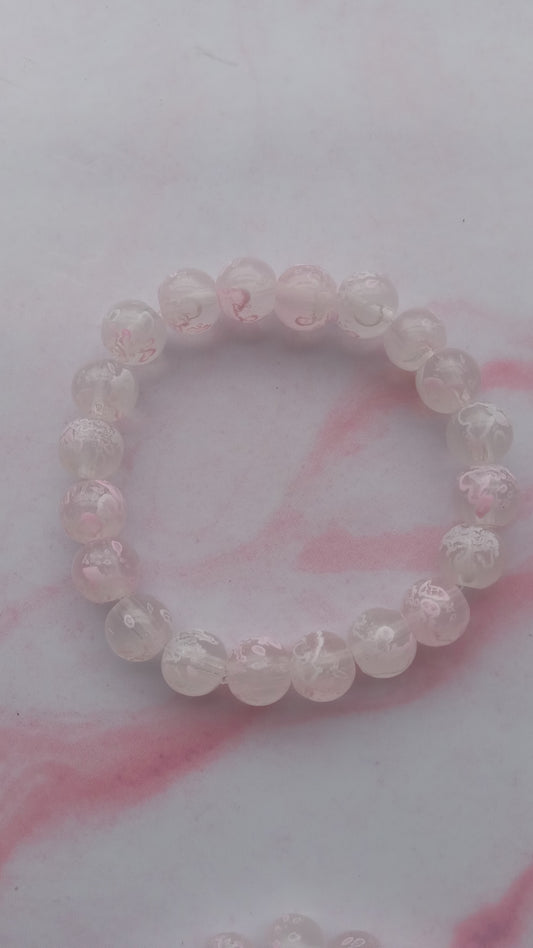 Pink-A-Lious Beaded Bracelet