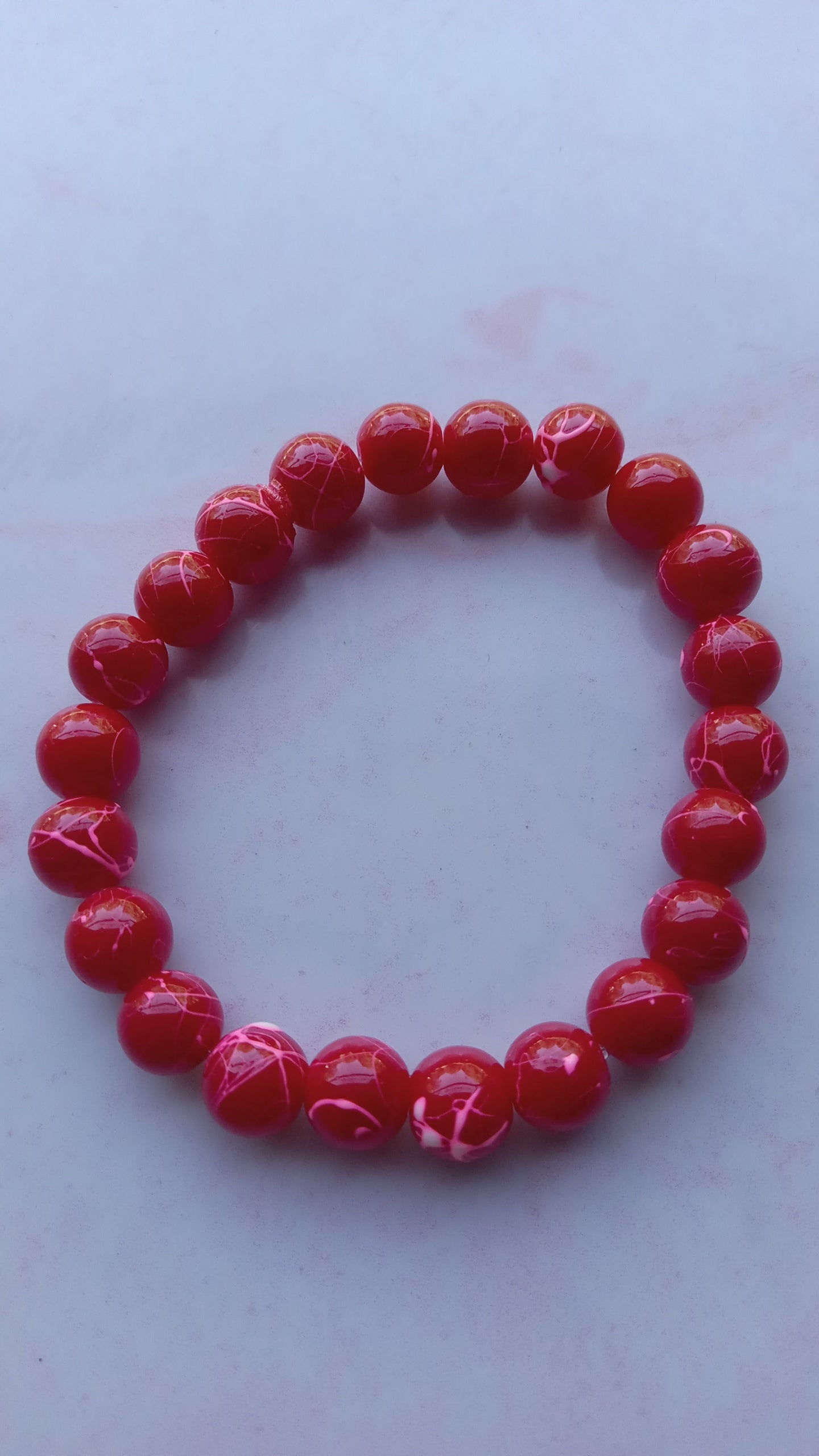 Cherry Beaded Bracelet