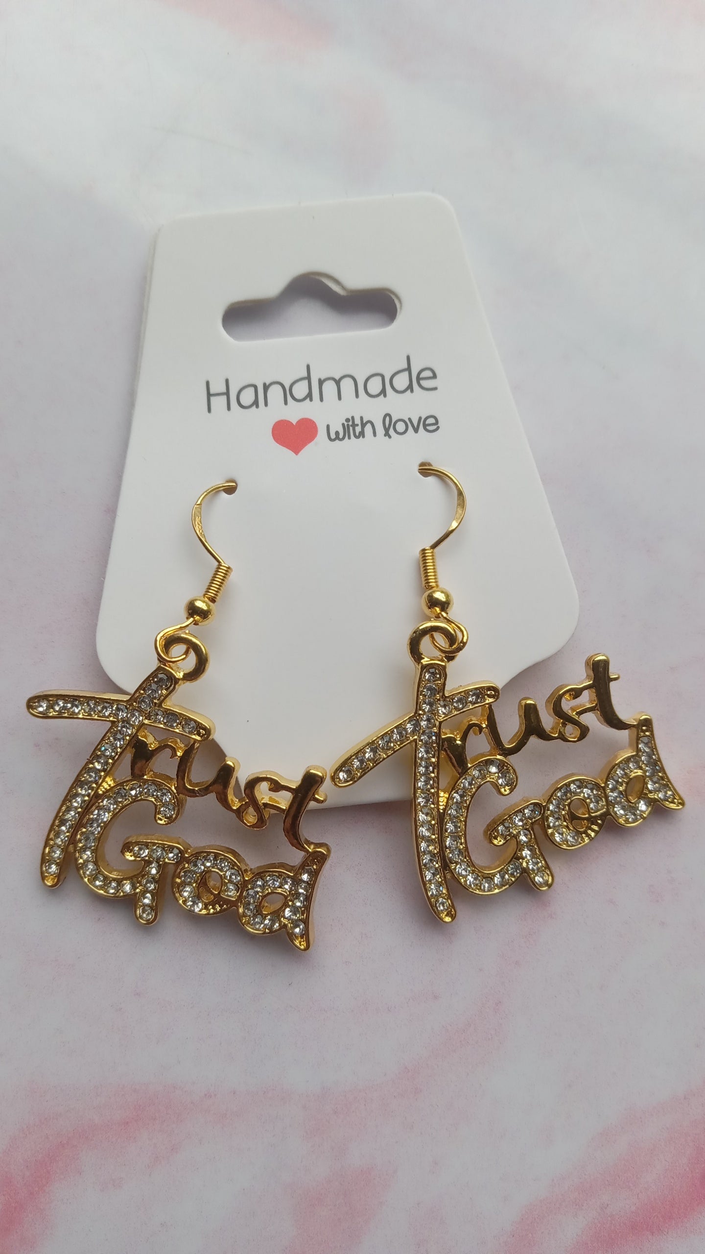 Trust God Ear Rings