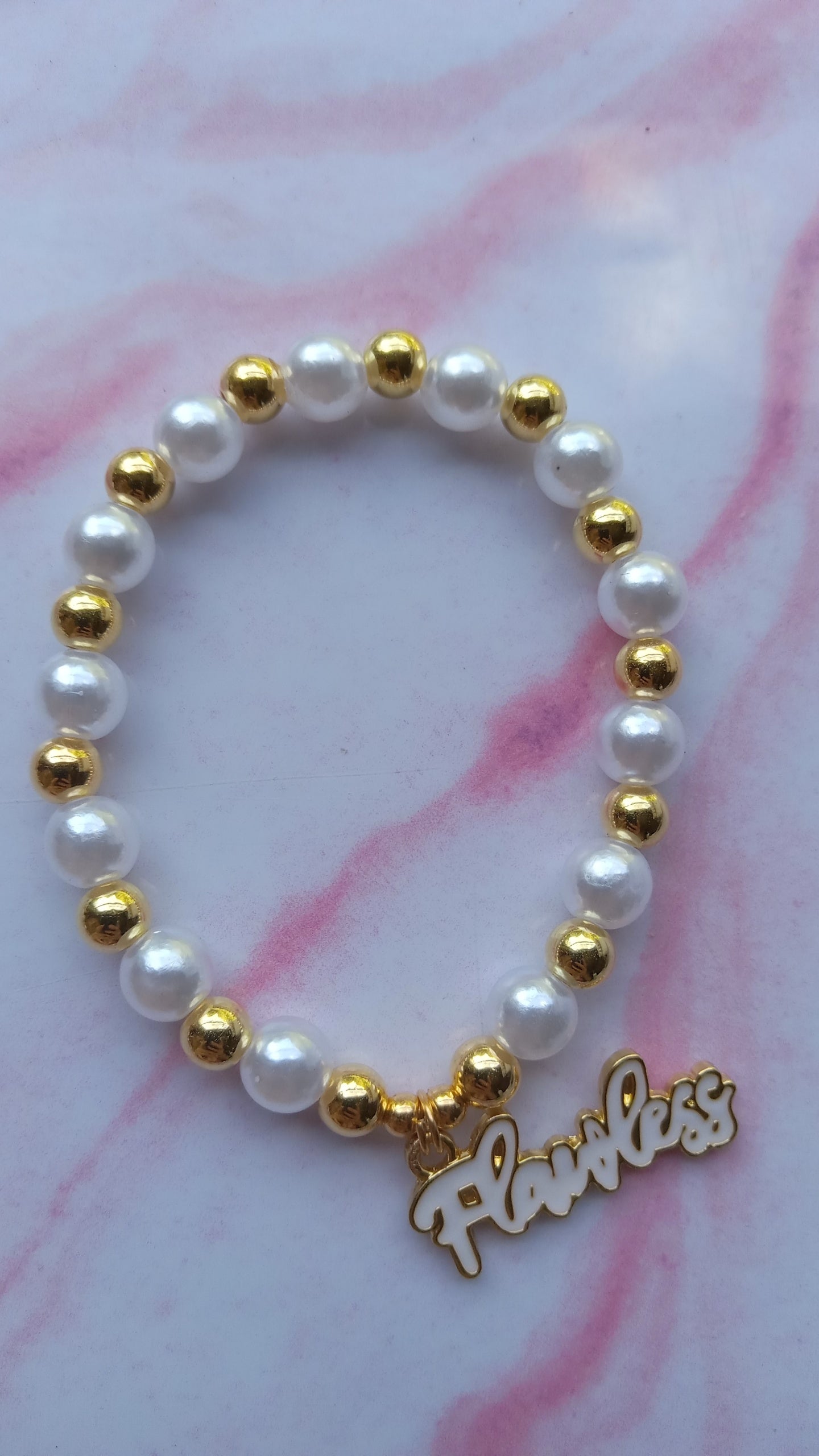 Flawless Beaded Charm Bracelet