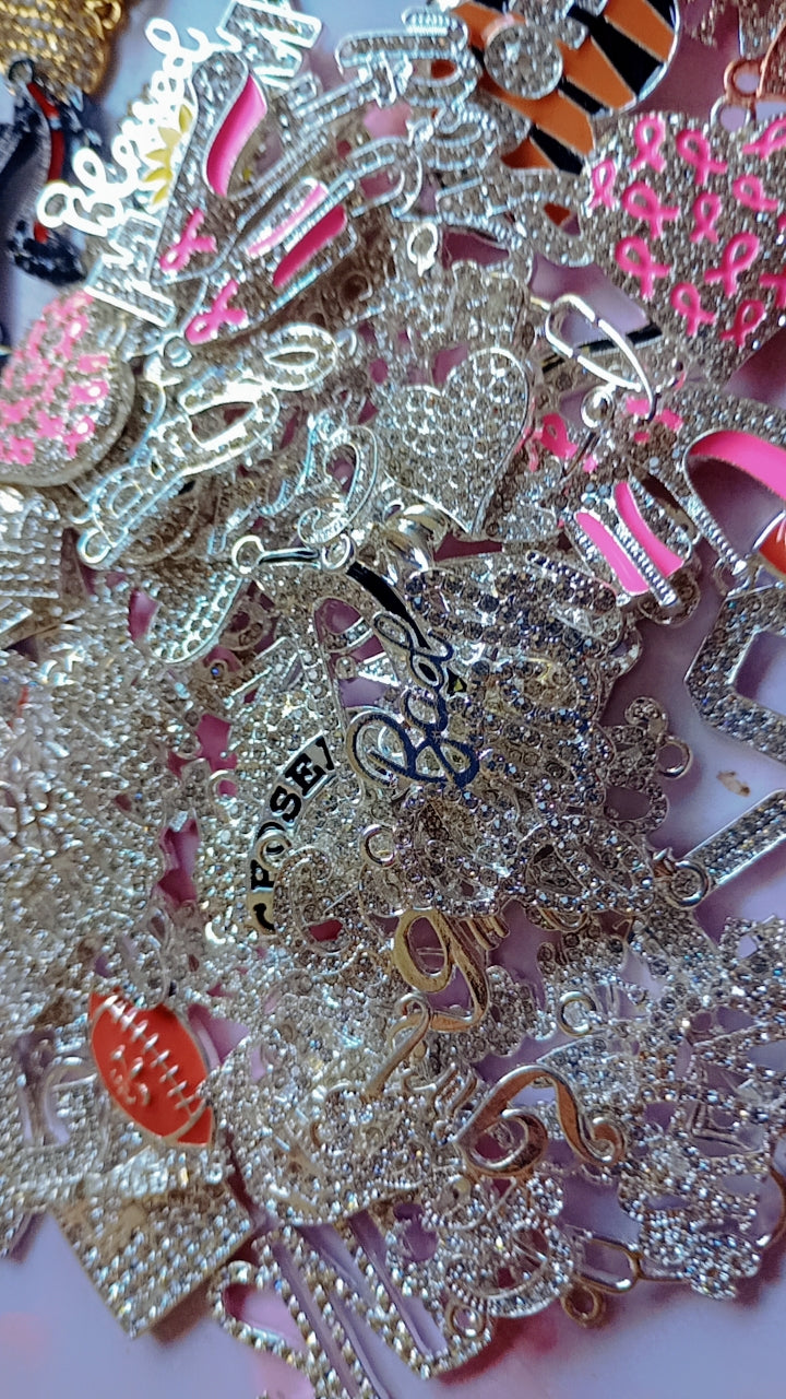 Silver Bling Charms