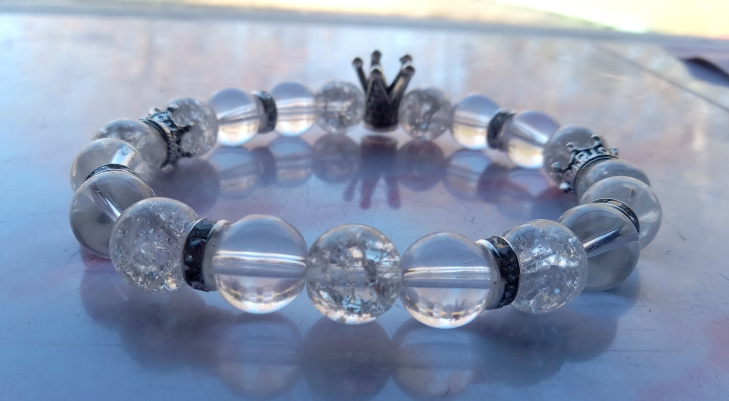 Silver Ice King Men's Bracelet