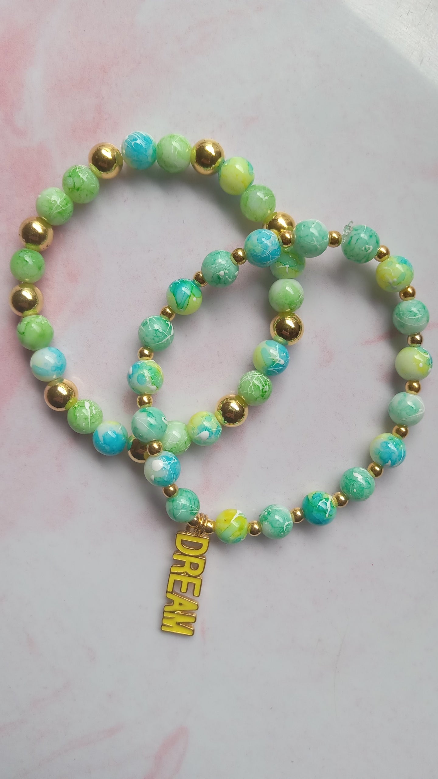 Dream Beaded Charm Bracelet Set