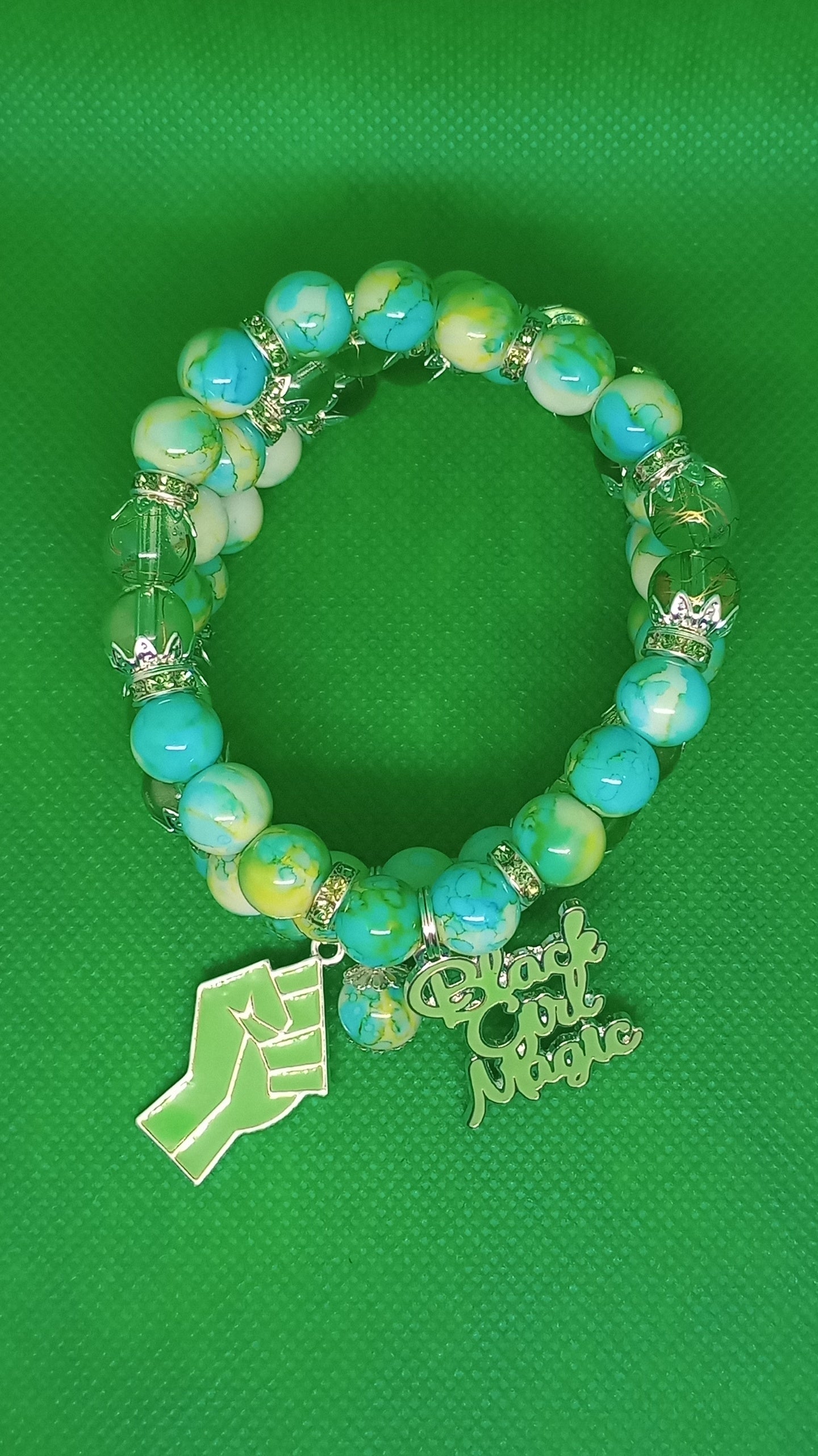Girl Magic Charm Bracelet Stack
