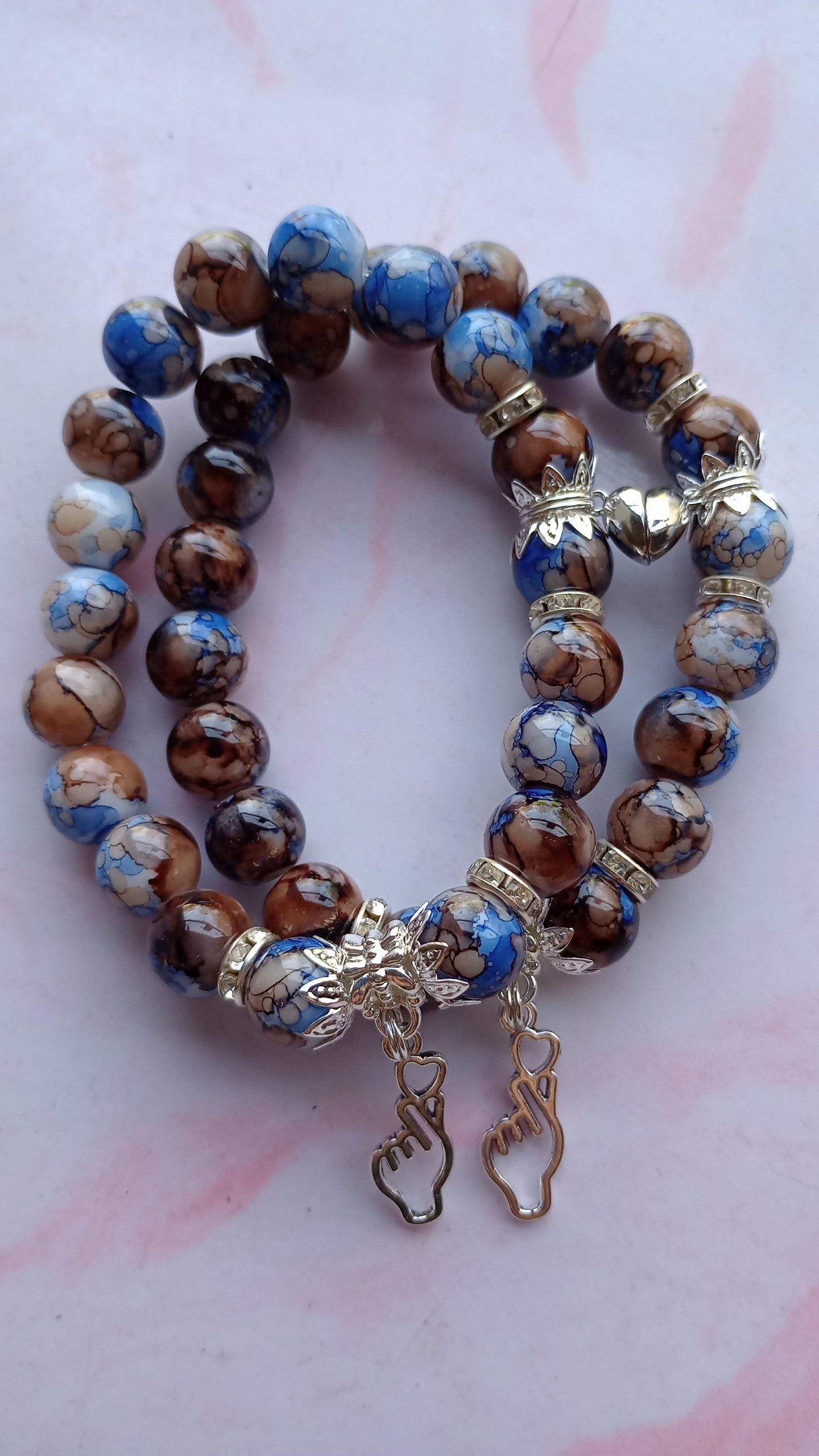 Cross My Heart Charm Bracelet Set