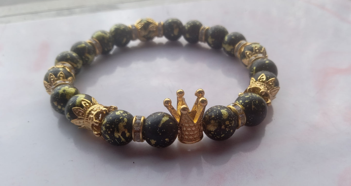Gold Dynamite King Men's Bracelet