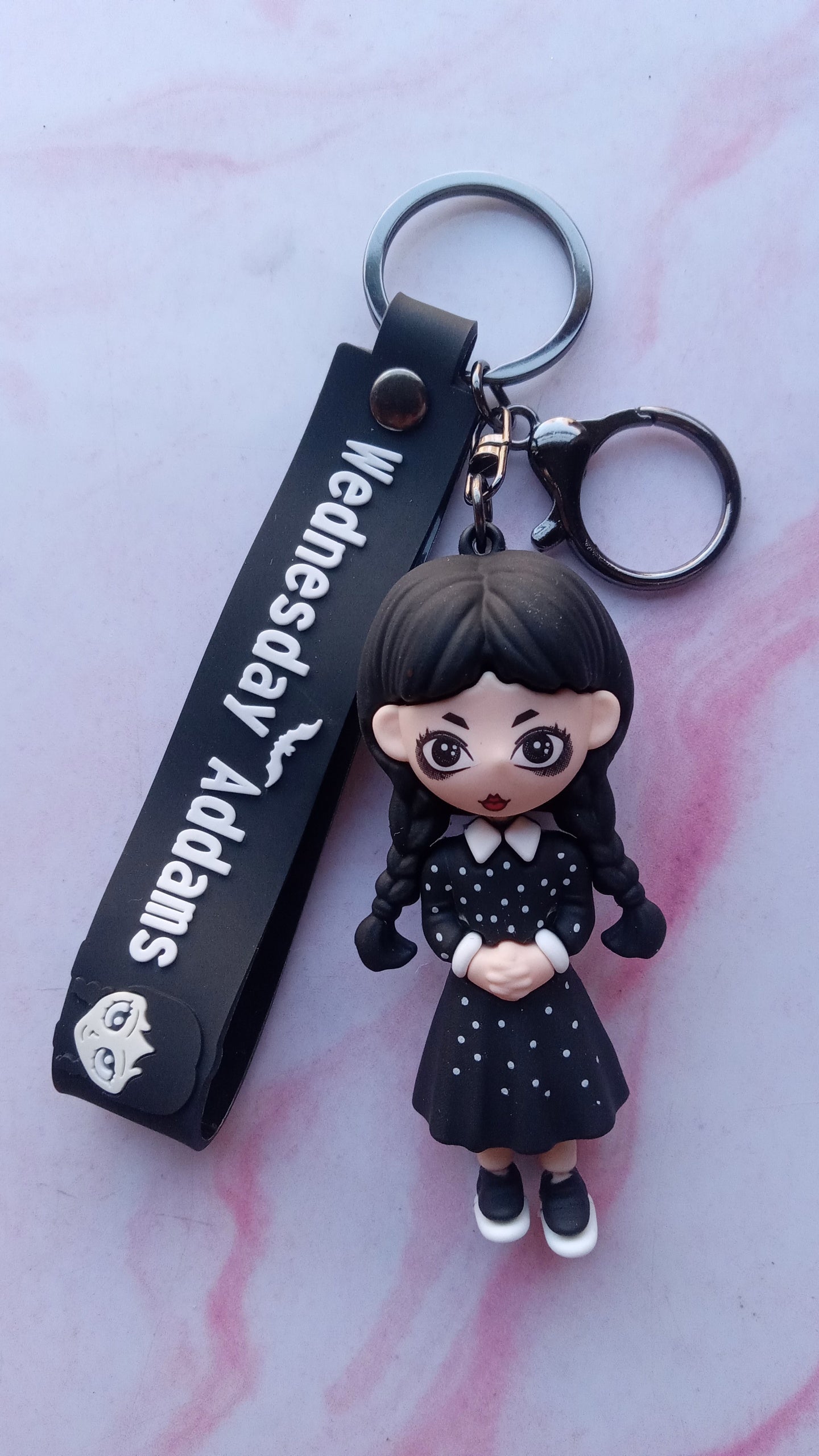 Wednesday Addams Key Chain