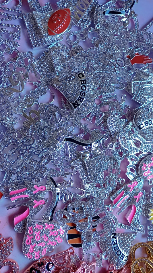 Silver Bling Charms