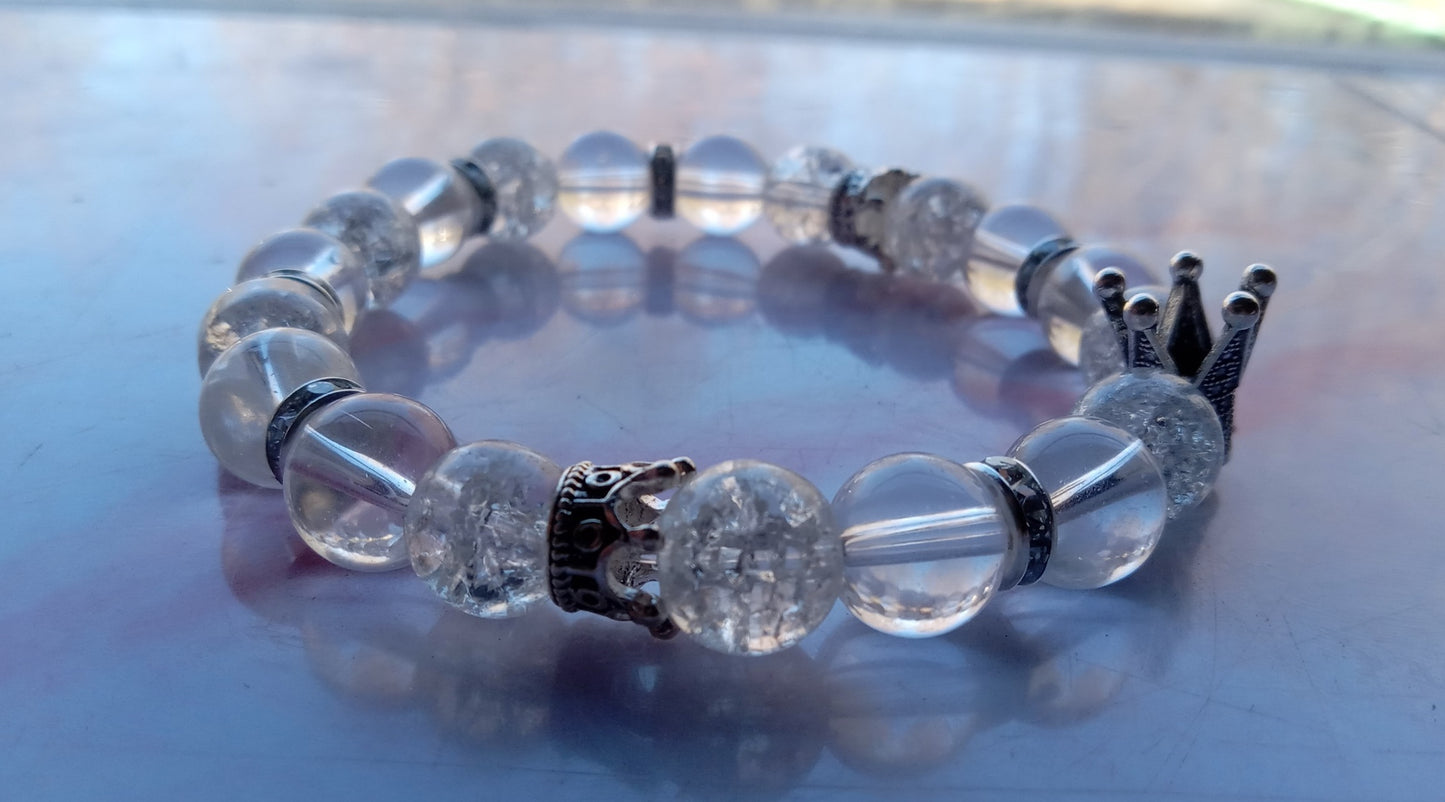 Silver Ice King Men's Bracelet