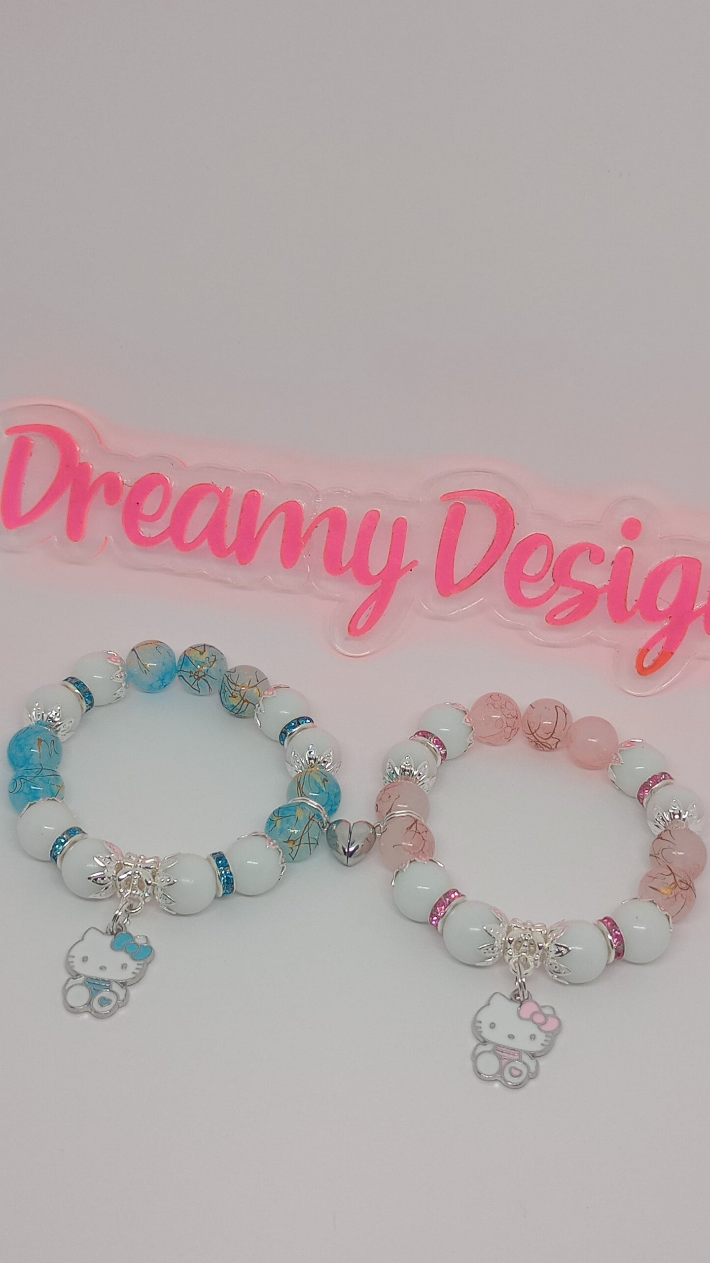 Kitty Charm Bracelet Set