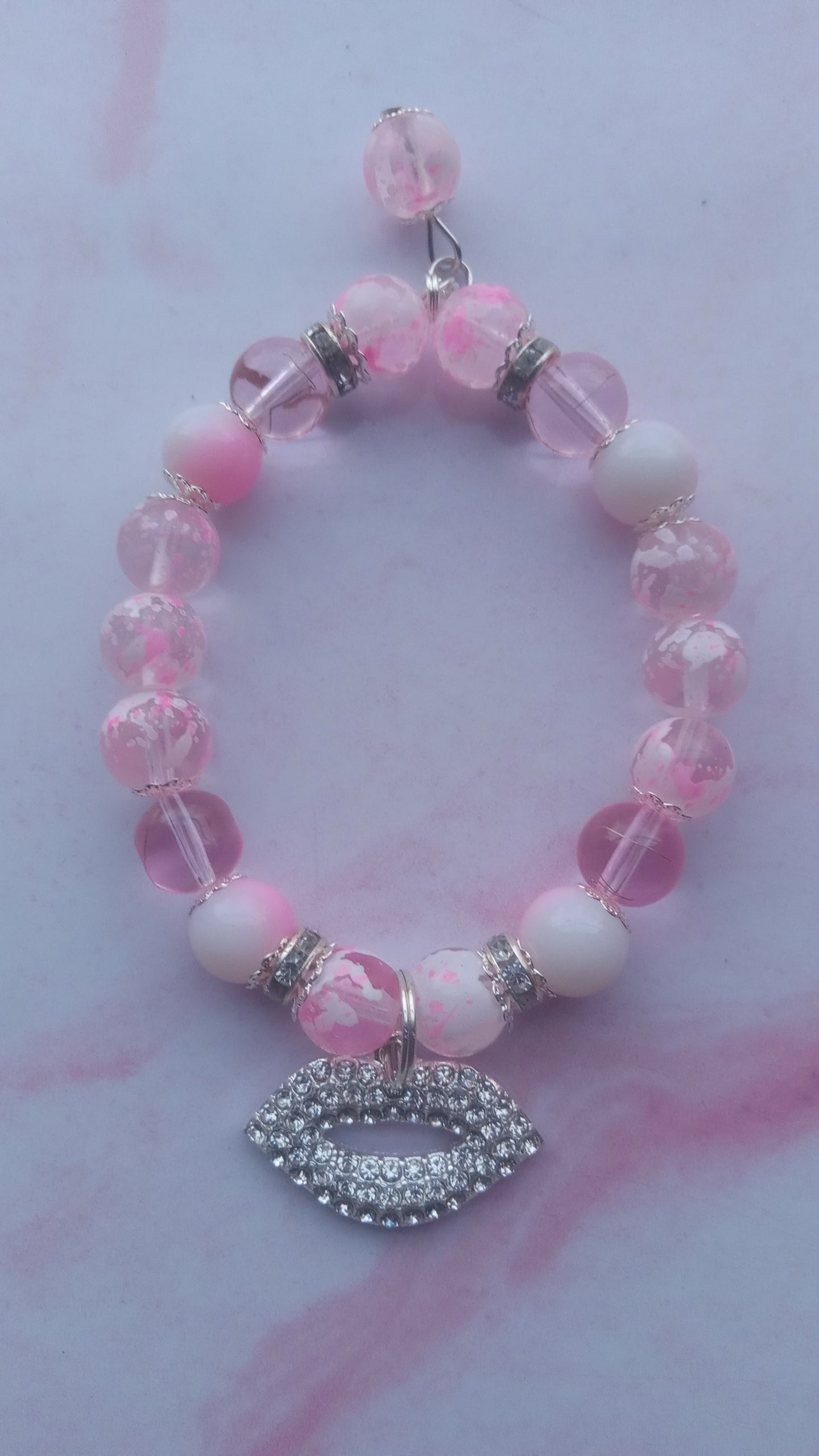 Lips Charm Bracelet