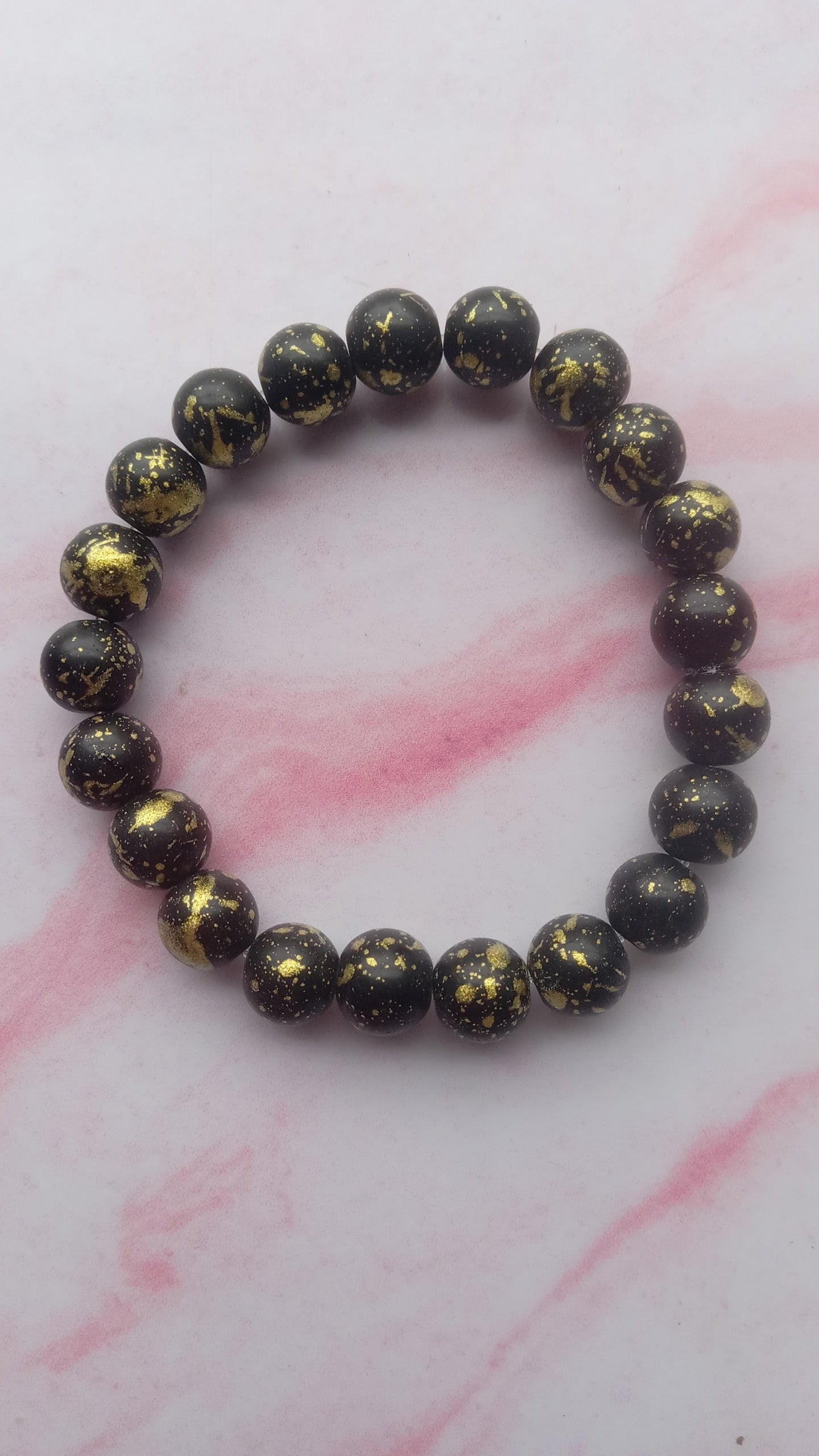 Gold Dynamite Beaded Bracelet