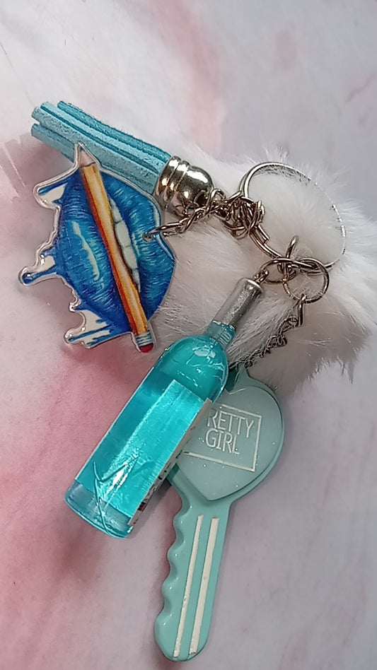 Blue Magic Key Chain