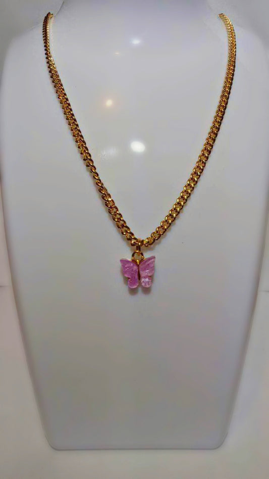 Gold Butterfly Necklace