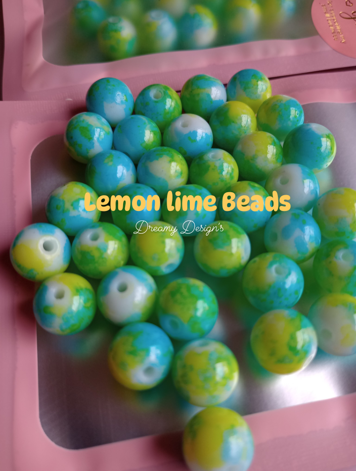 Lemon Lime Beads