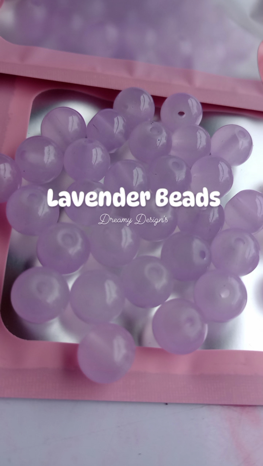 Lavender Bead Bag