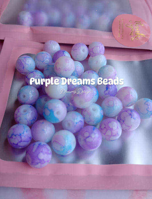 Purple Dreams Bead Bag