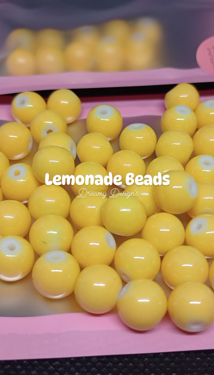 Lemonade Bead Bag