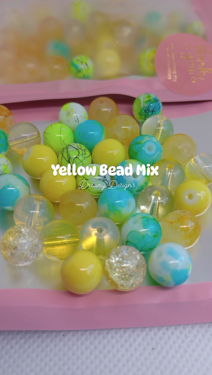 Yellow Bead Bag Mix