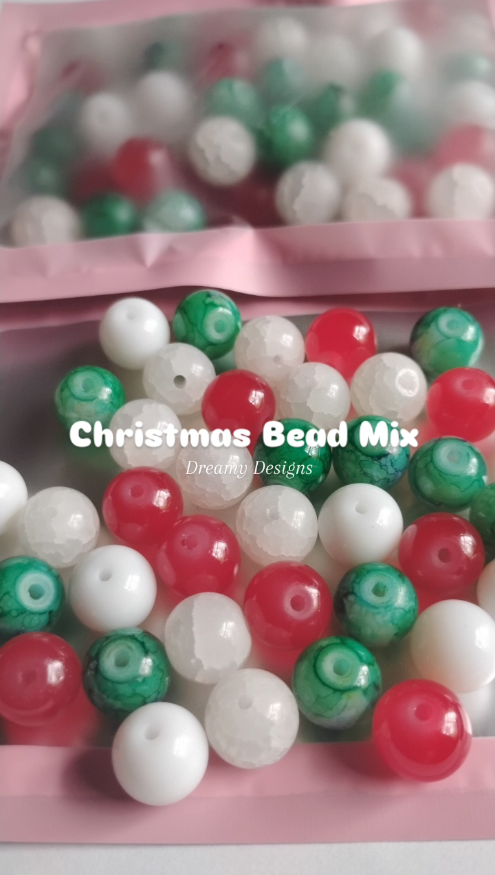 Christmas Bead Bag