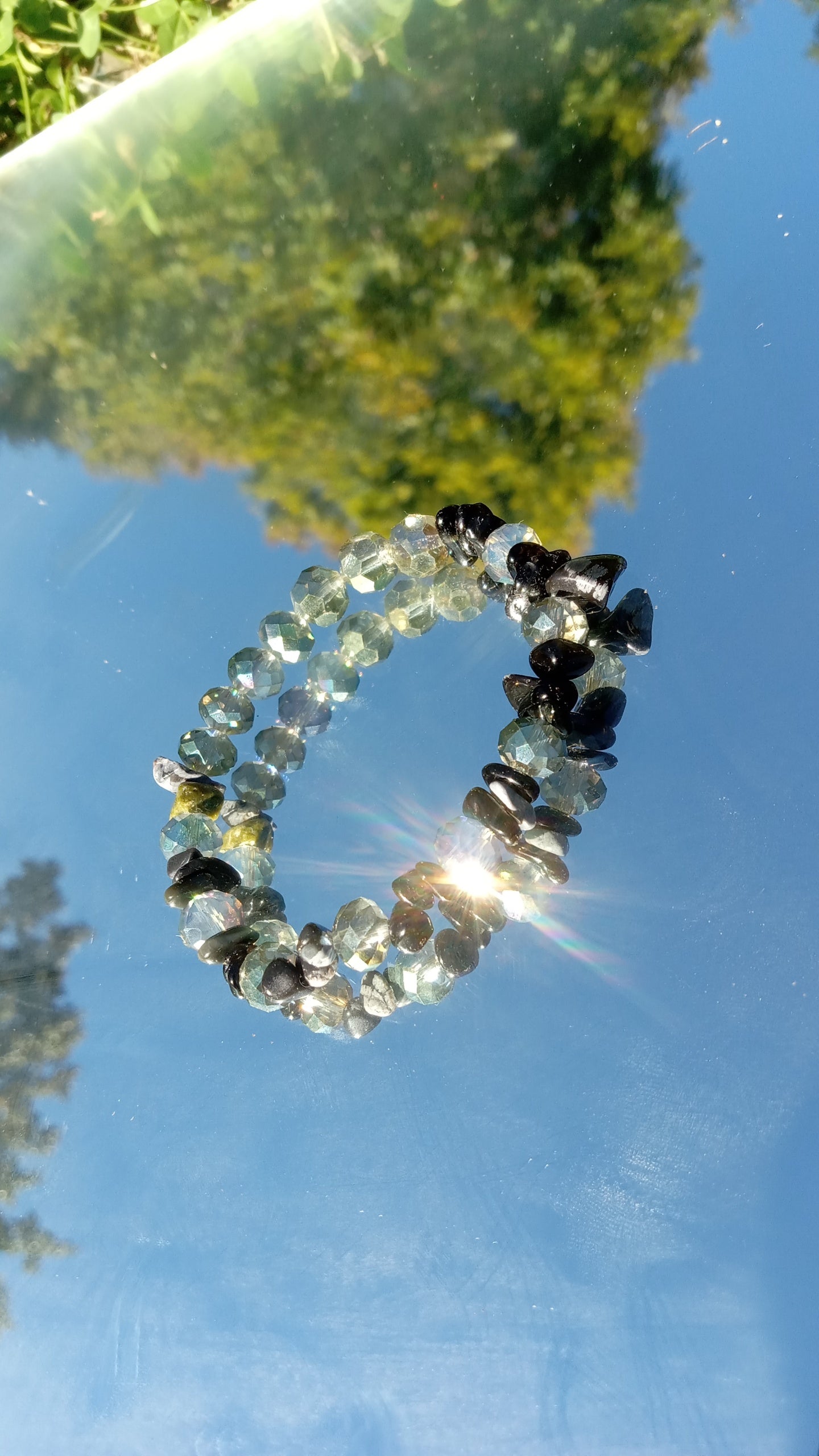 Black Onyx Crystal Stone Bracelet