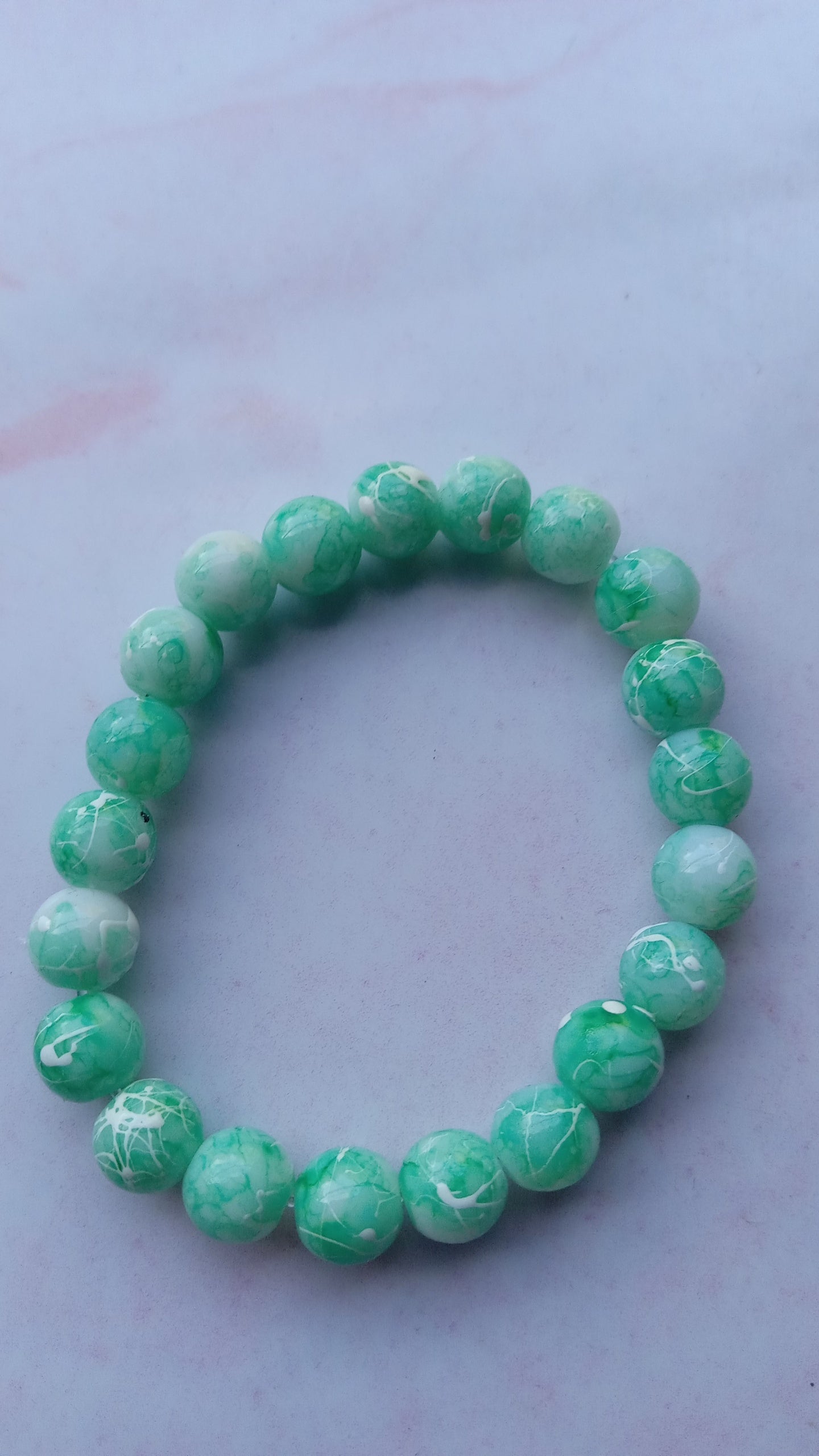 Sea Green Beaded Bracelet