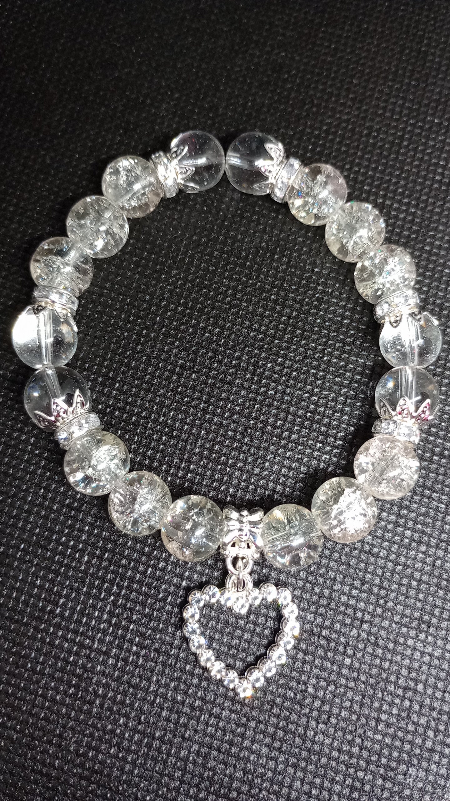 Silver Love Charm Bracelet