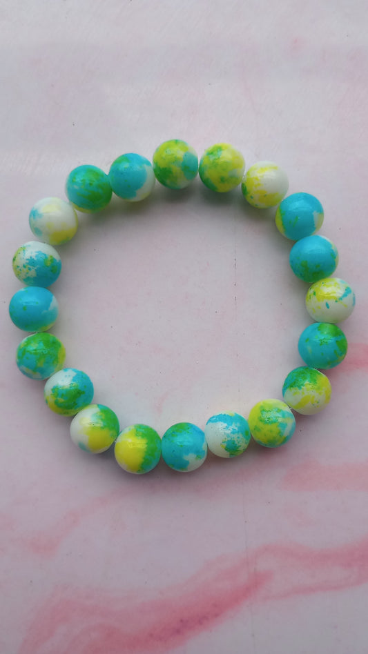 Lemon Lime Beaded Bracelet