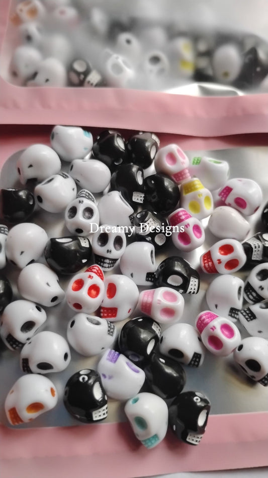 Skeleton Mix Bead Bag