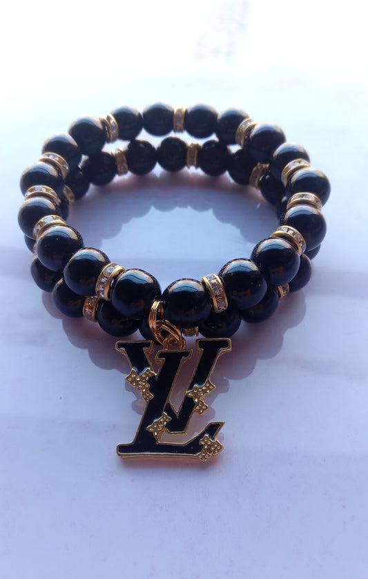 LV Charm Bracelet Stack