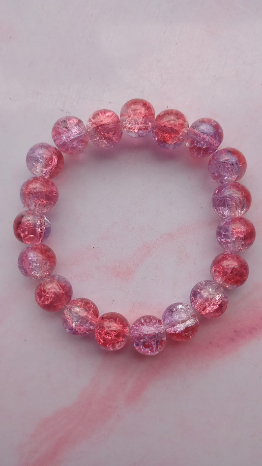 Cherry Blossom Beaded Bracelet