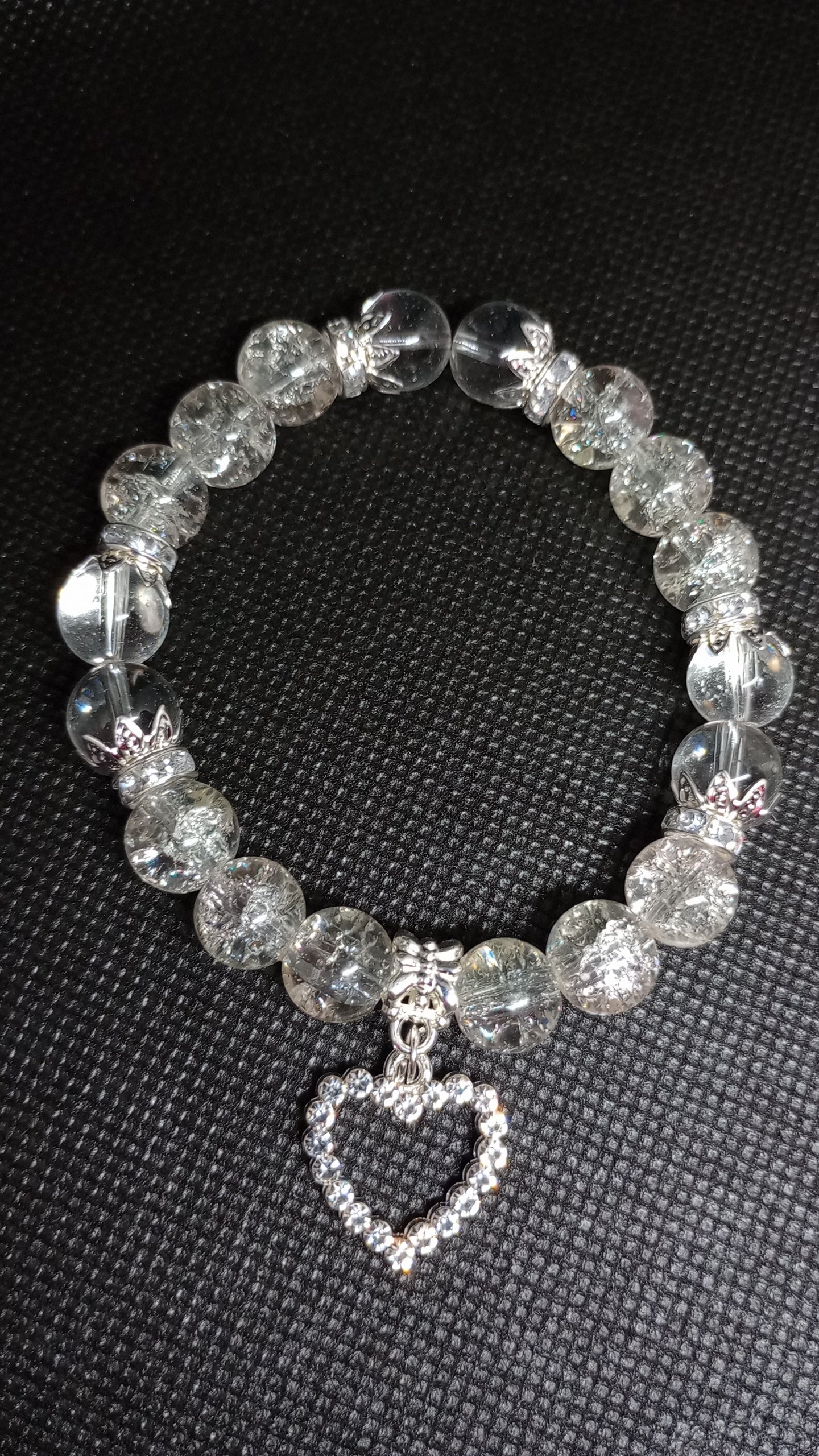 Silver Love Charm Bracelet