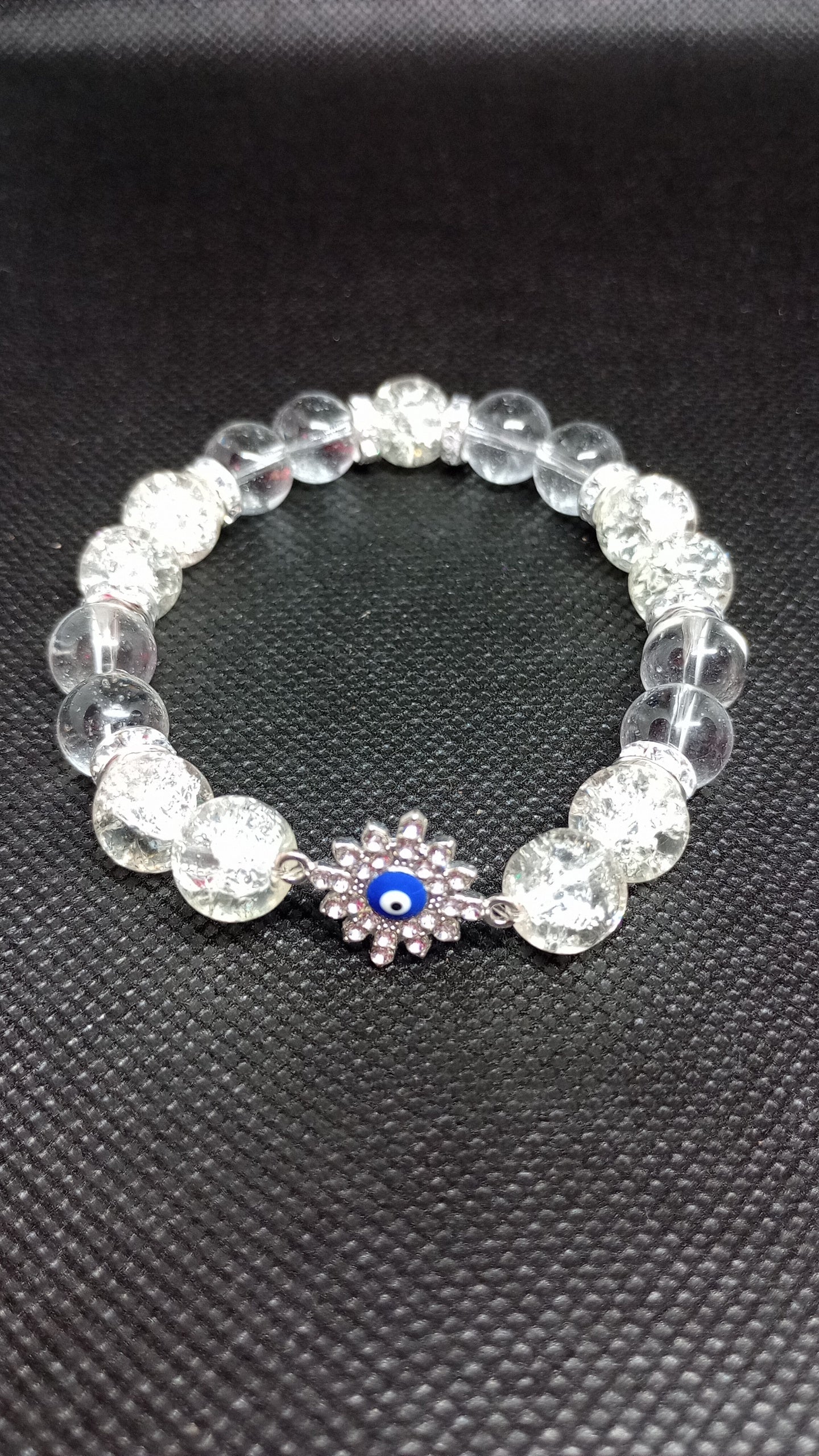 Blue Eye Beaded Bracelet