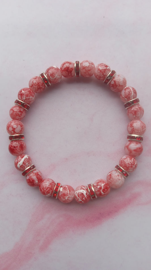 FireBall Beaded Bracelet