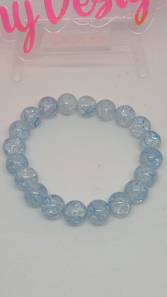 Blue Crush Beaded Bracelet