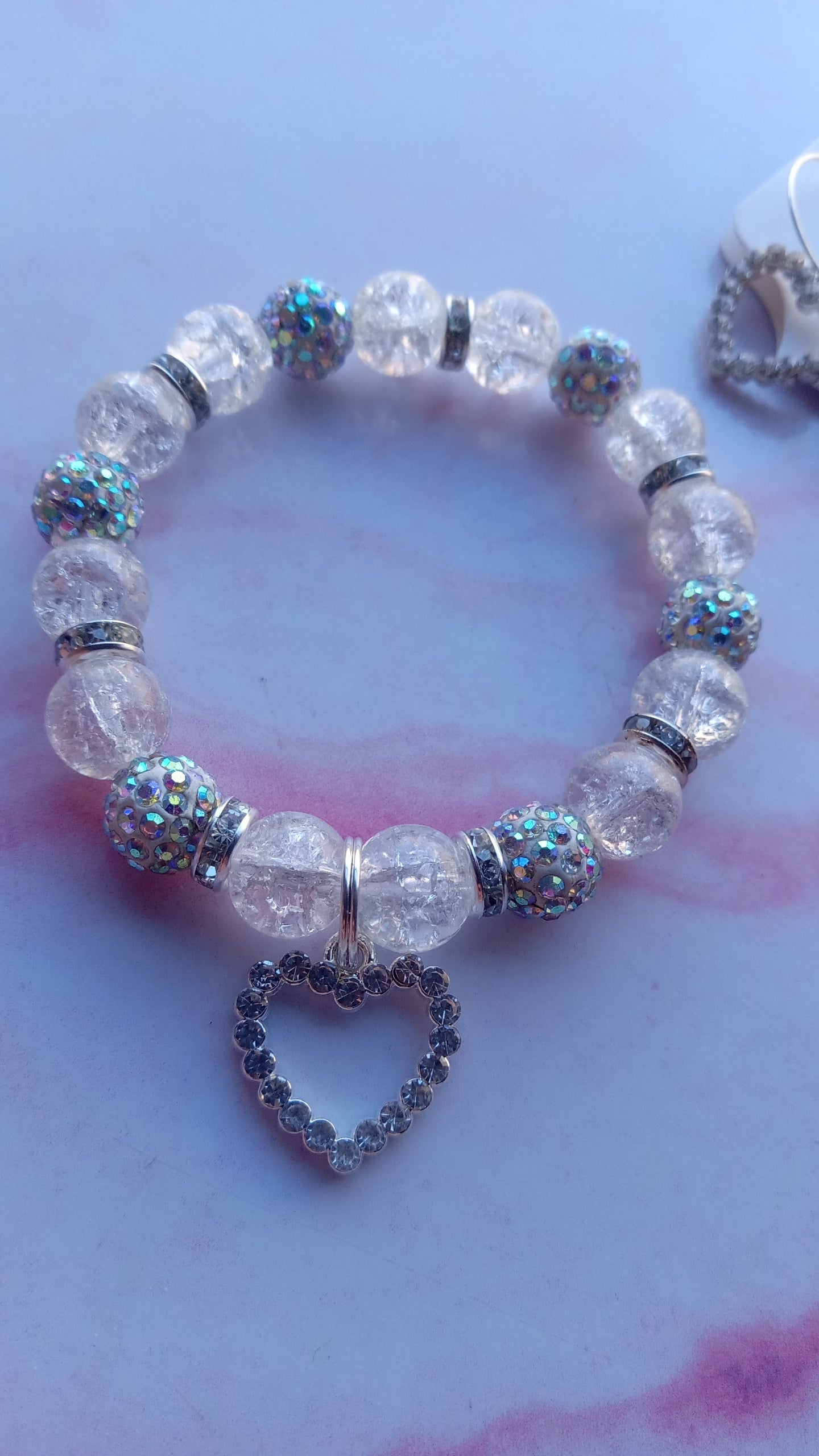 Silver Heart Charm Bracelet