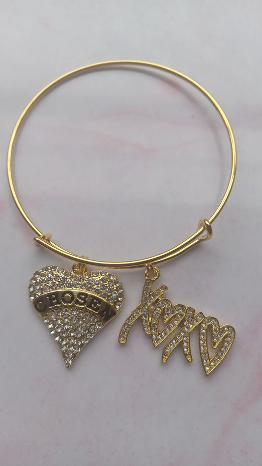 Chosen xoxo Bling Bangle Bracelet