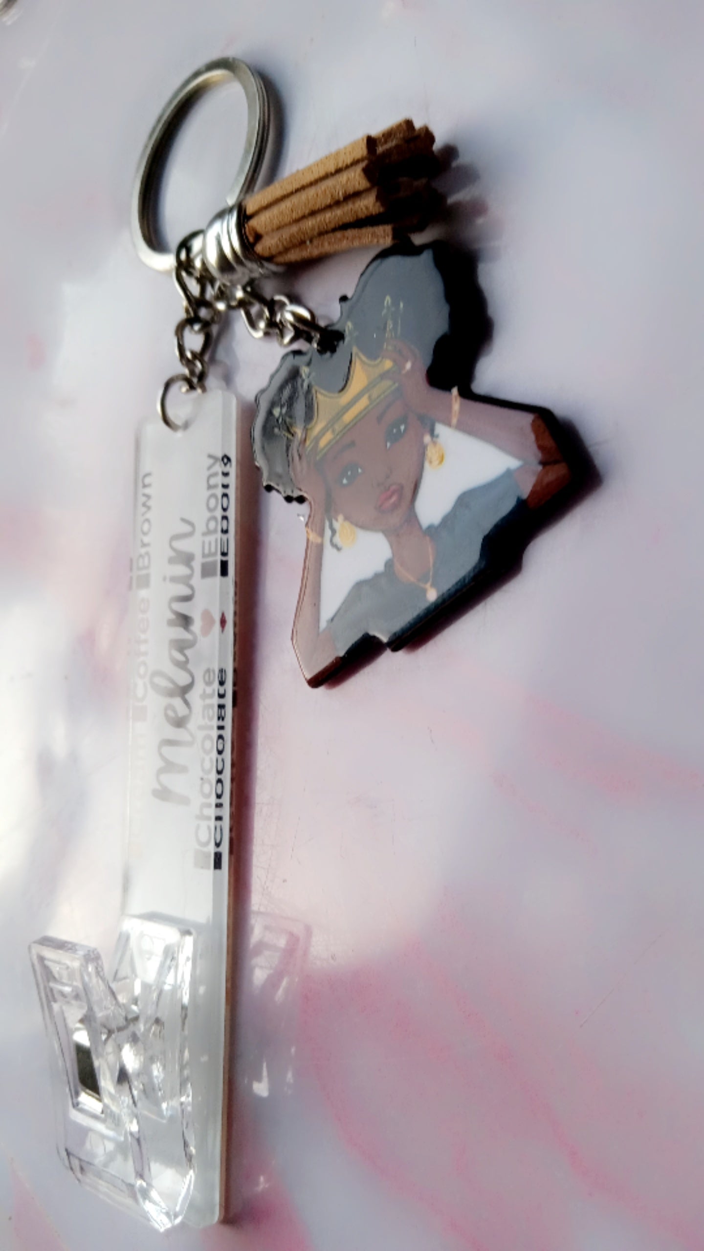 Melanin Key Chain